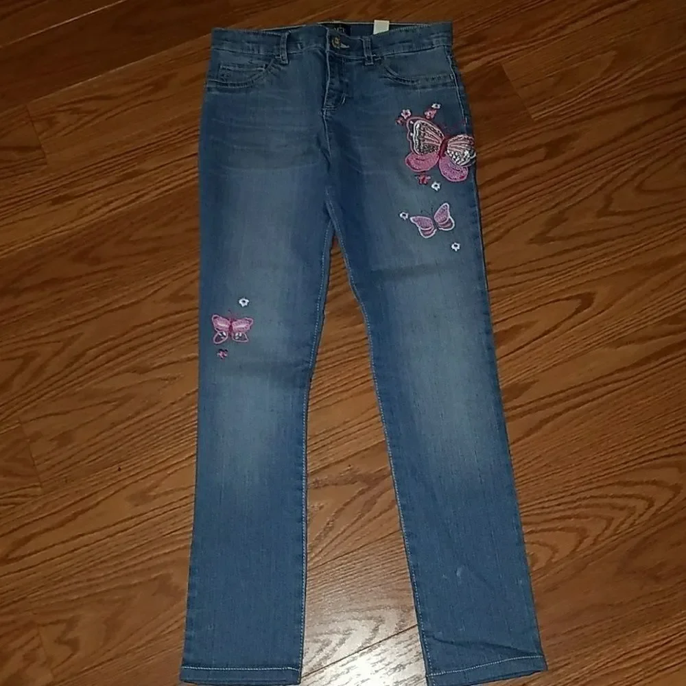 Children's Place Butterfly jeans Sz. 10 NWT